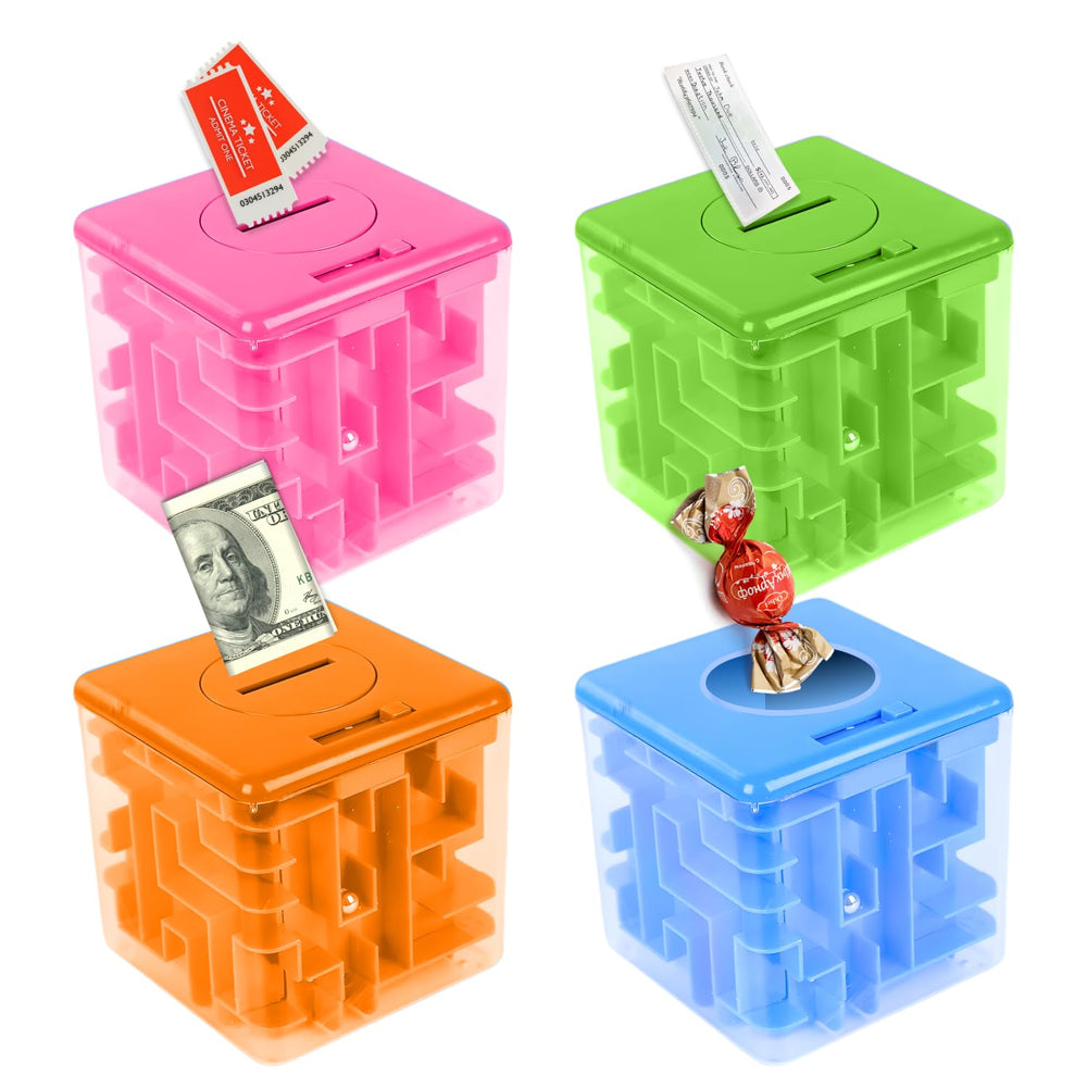 Boxveria Money Maze Box in closed form adds excitement to cash gifts.
