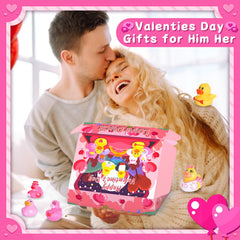 BOZILY Valentines ducks used as party favors for celebrations and events