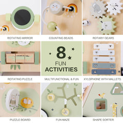 bpmfkid walker beads roller promotes hand-eye coordination and focus during play.