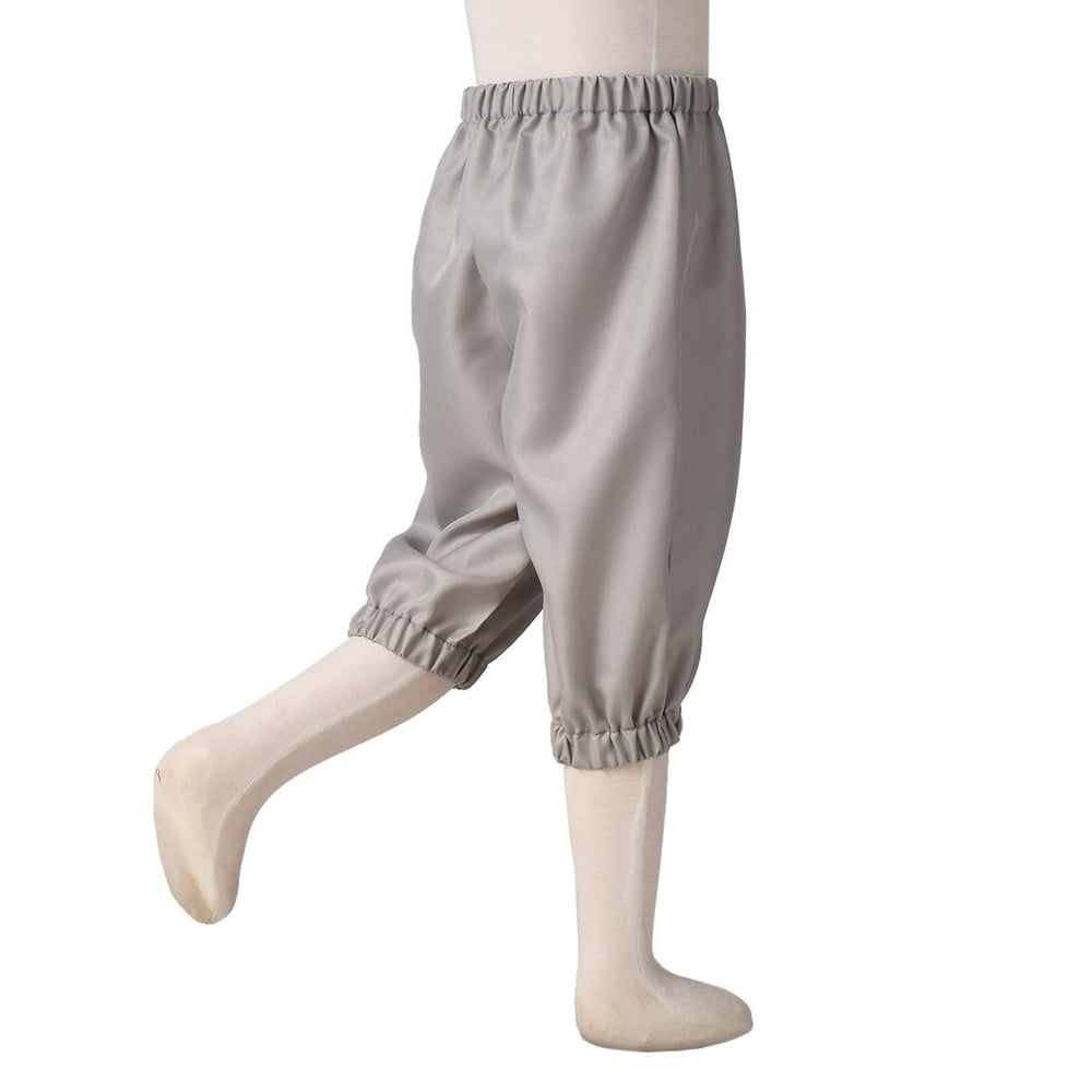 BPURB Boys Colonial Costume knicker pants grey – detailed fabric texture ideal for stage performances