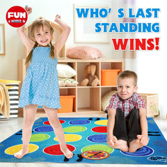 BRAINS UP Multiplayer setup supports family fun with kids and parents.