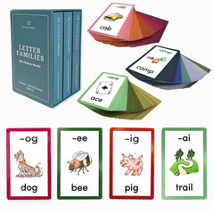 Brainstrong 750 phonics words deck with large print cards supports focused reading practice at home.