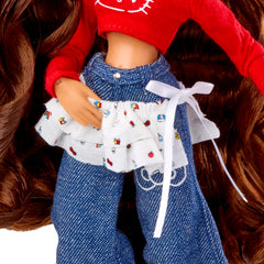 Bratz Hello Kitty purse and bow headphones highlight accessory details.