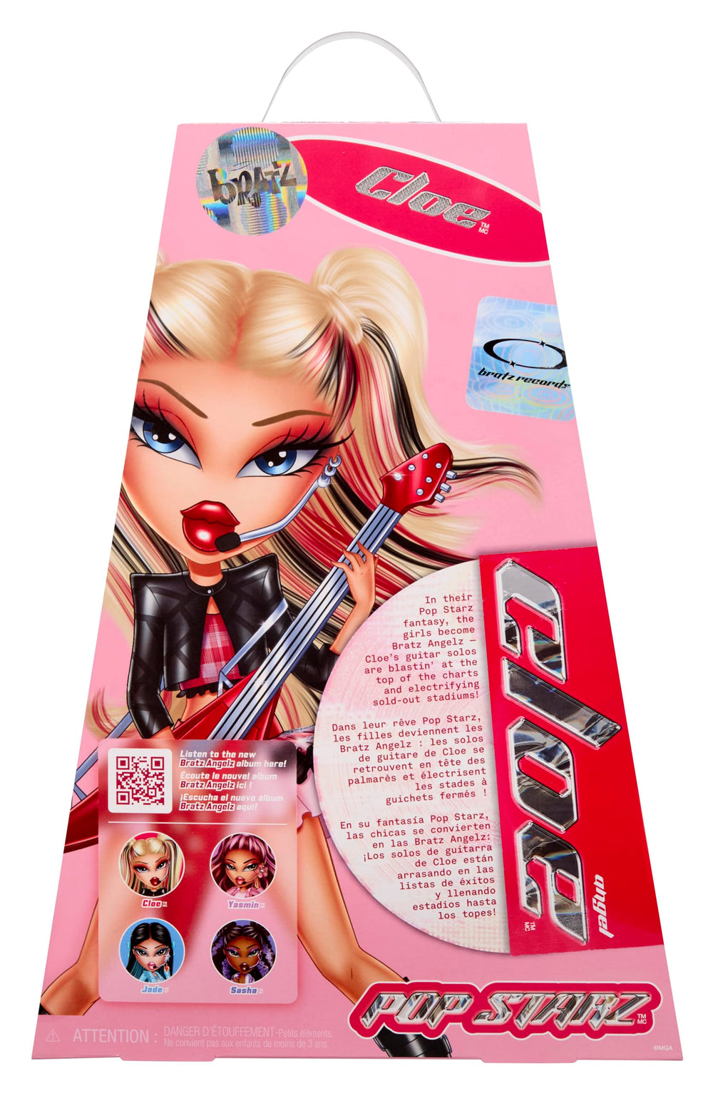 Bratz Pop Starz Cloe album with QR invite to new music