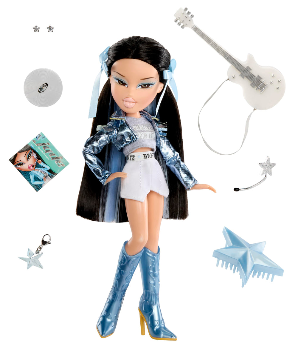 Bratz Pop Starz Jade graphic crop top showcases stage-ready style