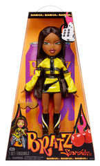 Bratz Scorchin' Sasha doll wearing the jacket for bold street-style play.