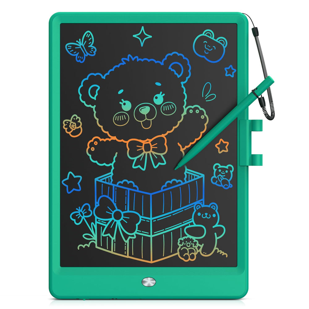 Bravokids 10-inch LCD tablet with vibrant screen for creative on-the-go drawing