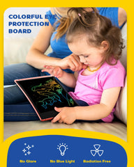 Bravokids colorful doodle board with stylus boosts creativity during travel.