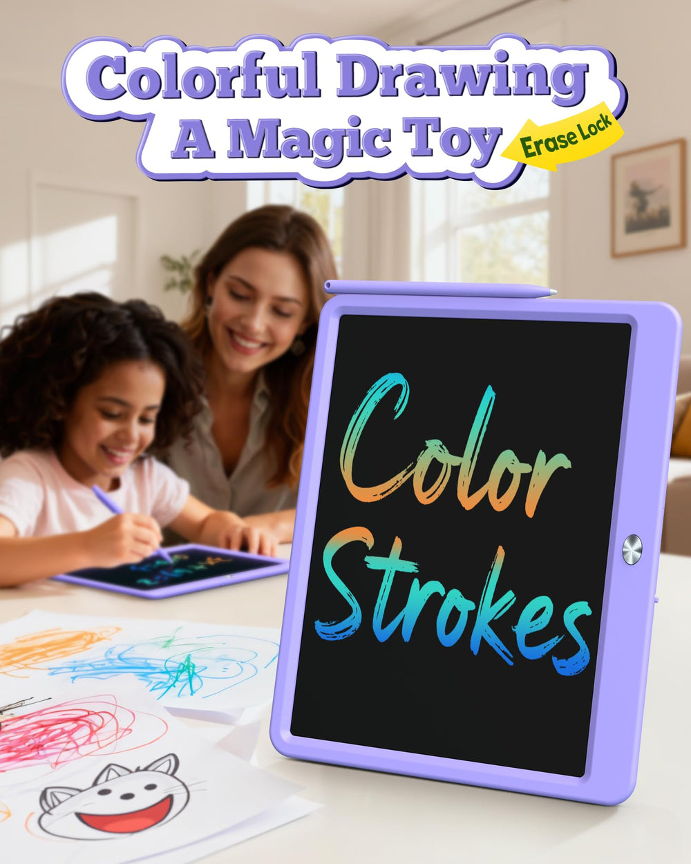 Bravokids durable, rounded-corner shell protects little hands during play and transport.