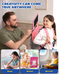 Bravokids tablet with a lockable battery cover for child safety