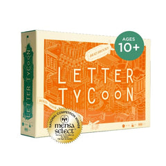 Breaking Games Letter Tycoon box front, ideal for family game night.