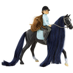 Breyer Jet and Charlotte set on display-ready 1:12 scale for imaginative play.
