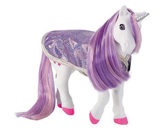 Breyer Luna Unicorn color-change bath toy shows magical color shifts during bath time