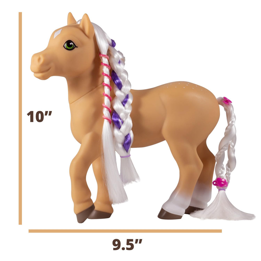 Breyer Western saddle and bridle set adds authentic tack detail.