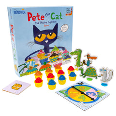 Briarpatch Pete the Cat Missing Cupcakes Game box, ideal for family play.