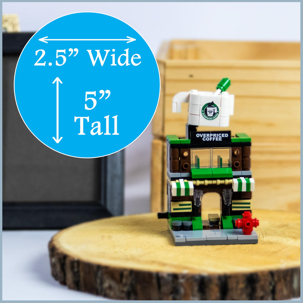 Brick Loot Mini City Coffee Shop barista minifigure sparks café storytelling and creativity