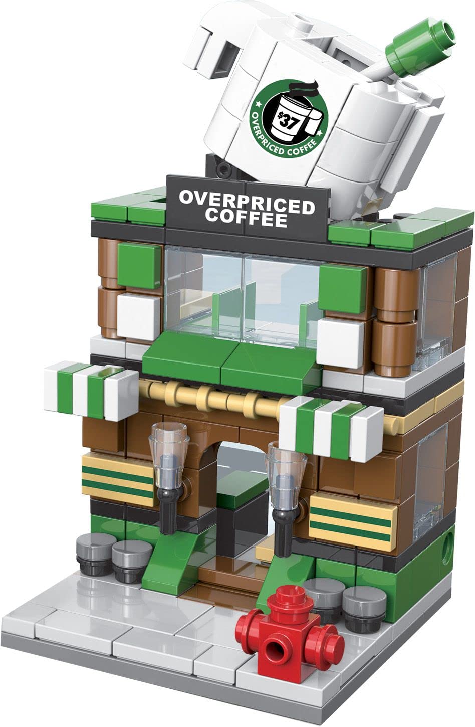 Brick Loot Mini City Coffee Shop gift-ready box appeals to kids and collectors