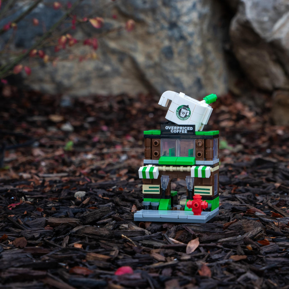 Brick Loot Mini City Coffee Shop compatibility ensures easy integration with LEGO bricks