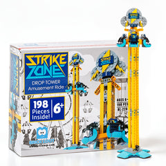 Brick Loot Strike Zone Drop Tower bricks show vibrant colors for LEGO-compatible building.