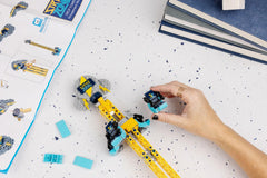 Brick Loot Strike Zone Drop Tower compatibility with LEGO bricks enables seamless customization.