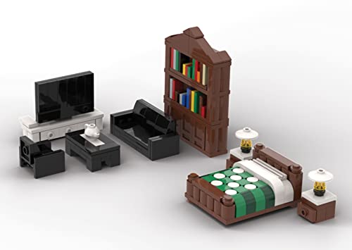 Brick Loot kitchen table enables pretend meals for minifigures.