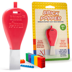 Brick Popper red tool close-up highlighting fast, safe brick removal.