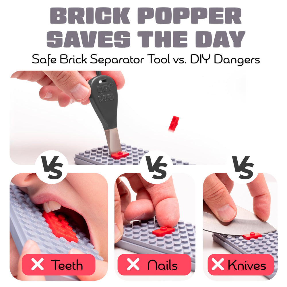 Universal compatibility with major brick brands