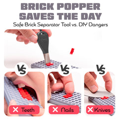 Universal compatibility with major brick brands