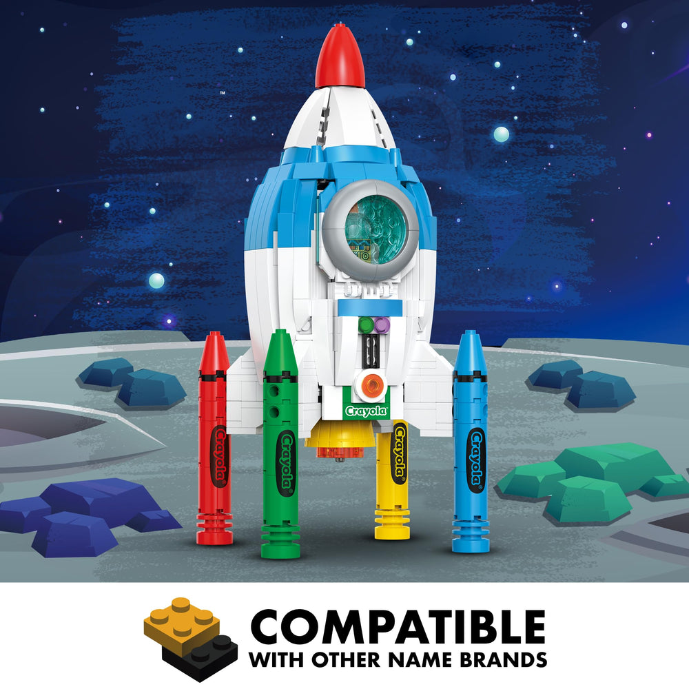 Brickcraft Astronaut minifigure included for galactic storytelling.
