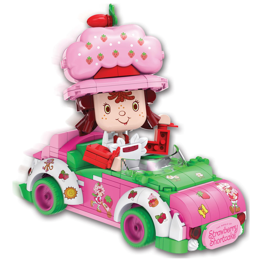 BrickCraft Berry Cruiser's pink green palette catches the eye on shelves.