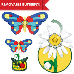 Brickcraft Crayola Display-ready set fits on shelves and kids' desks.