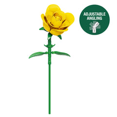 Brickcraft crystal vase pairing for refined floral displays