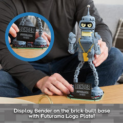 Brickcraft Futurama Bender holiday gift idea for fans and collectors.