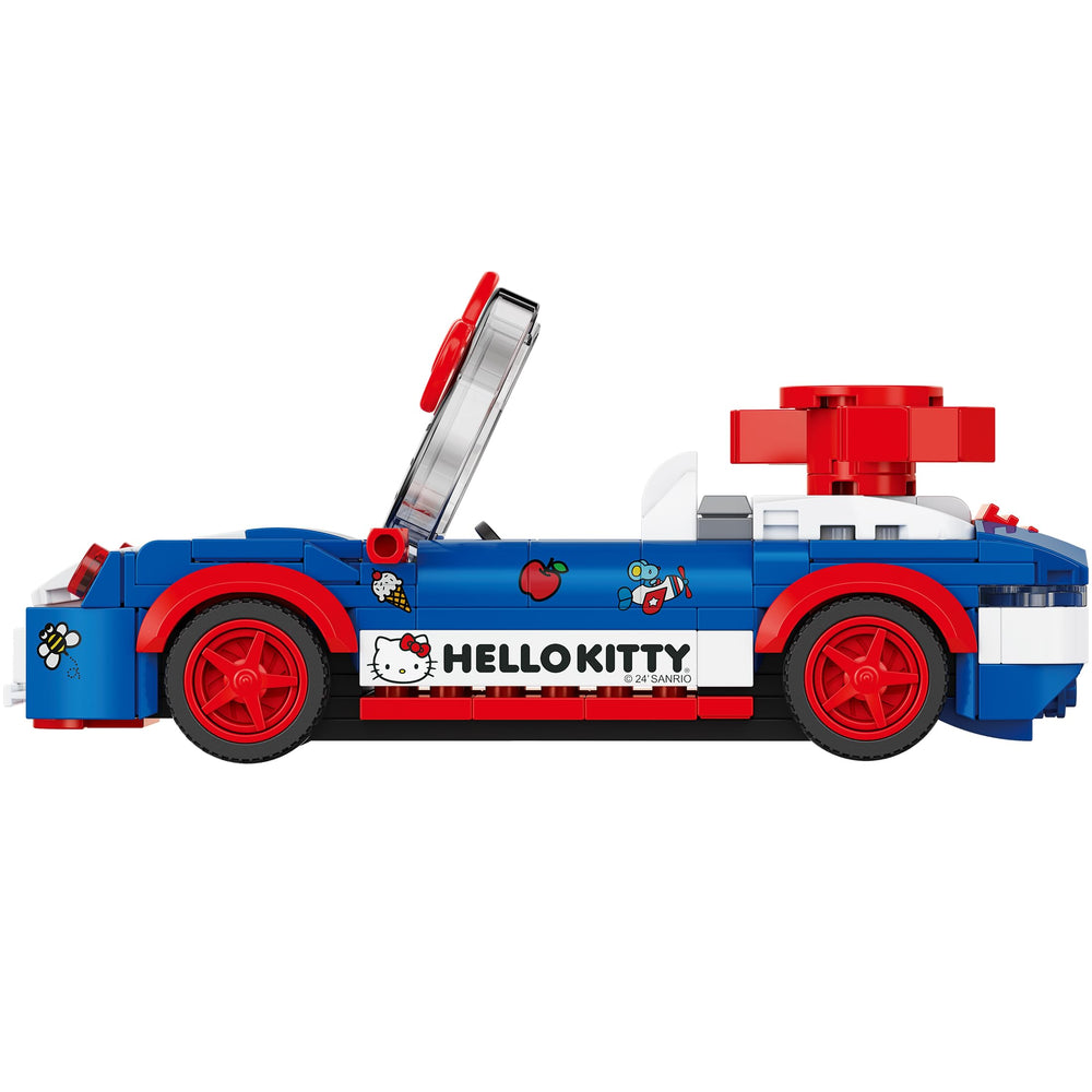 Brickcraft Hello Kitty display setup showing decorative and functional kit use.