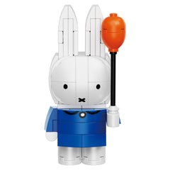 Brickcraft Miffy with Balloon in a holiday scene for the shelf