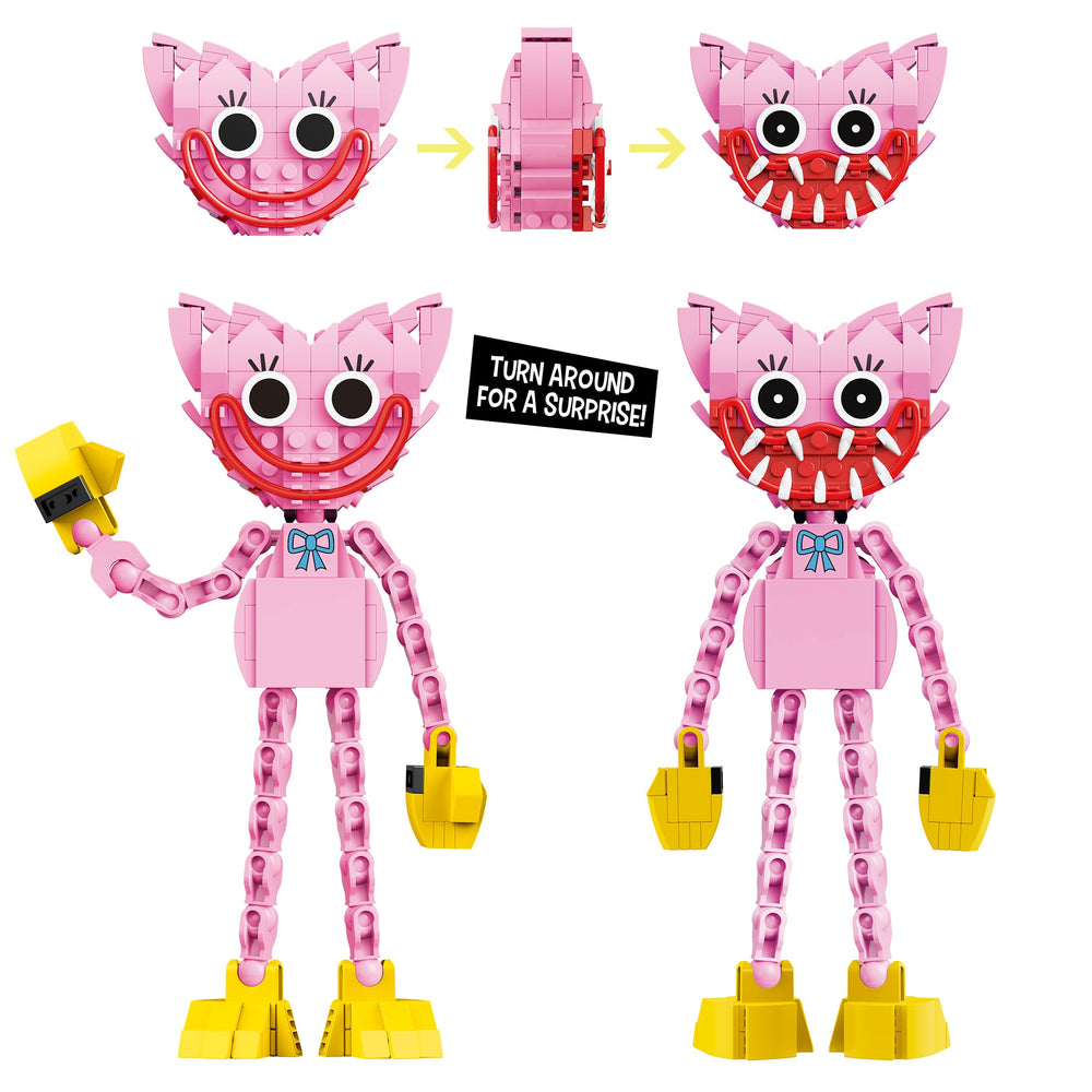 Kissy Missy character detail on Brickcraft model for collectors.