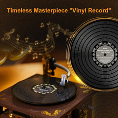 BRICKKK PANTASY horn detail captures authentic gramophone flair and historical charm.