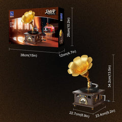 BRICKKK PANTASY stage replica recreates a performance setting for added realism.