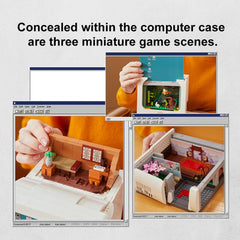 BRICKKK Retro Computer secret compartments reveal hidden storage features