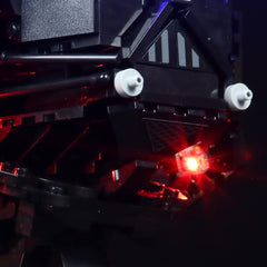 Brickshining Darth Vader helmet 75304 no exposed wires for a clean look.