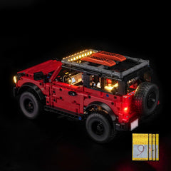 Brickshining LED lighting kit is gift-ready for LEGO Technic Bronco fans.