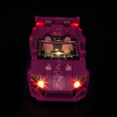 Brickshining LED lighting S2000 powered by USB or AAA batteries for flexible setup.