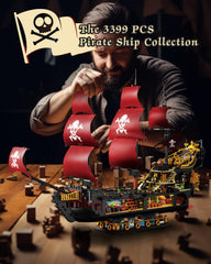 BrickTribe Dining area and bar interior for authentic pirate scenes