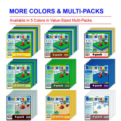 Brickyard baseplates colorful multipack for color-coordinated builds