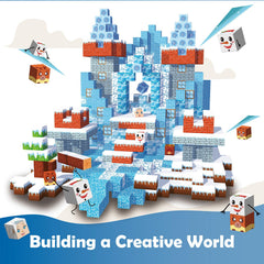 BrightBlox includes trees and water elements for varied scenes.