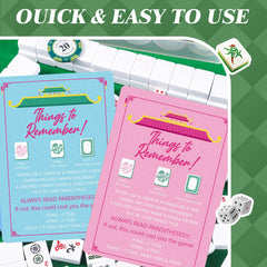 BrightRow mahjong shuffler blue pastel brings vibrant style to game night.