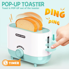 BRIGPICIOUS kids mixer supports whipping pretend cream and hands-on motor skill exploration.