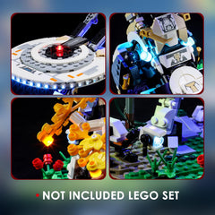 BRIKSMAX LED kit with hidden wires preserves clean, authentic Lego aesthetics.