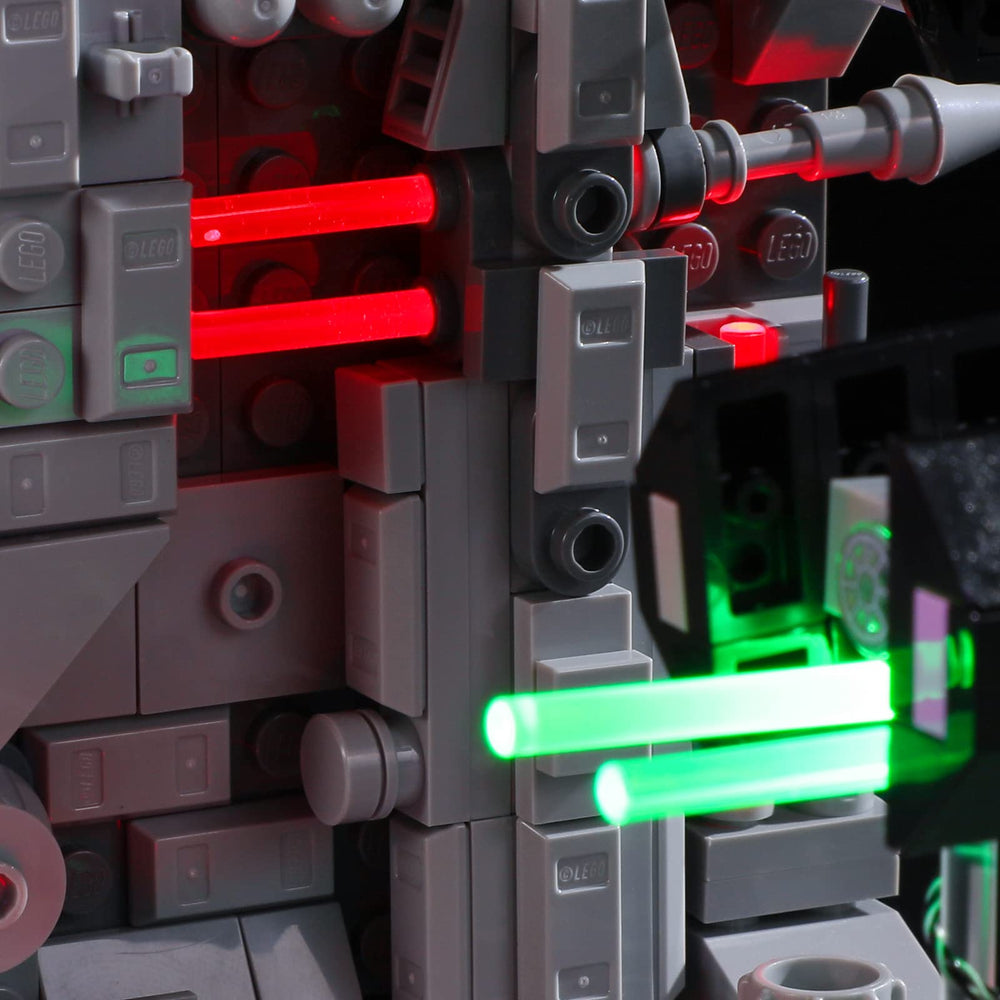 BRIKSMAX adhesive squares secure lights without LEGO damage