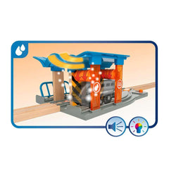 BRIO 33975 Compact storage feature of the service station after play